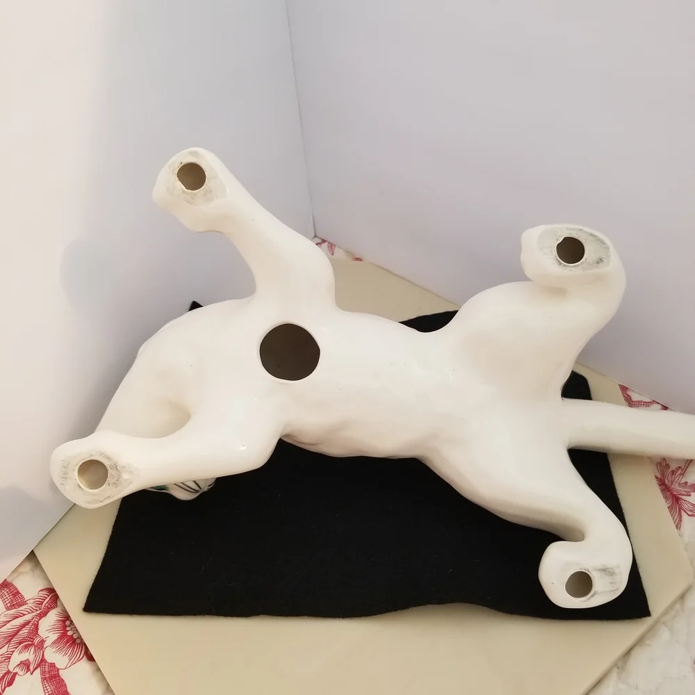 Elegant White Cat Figurine